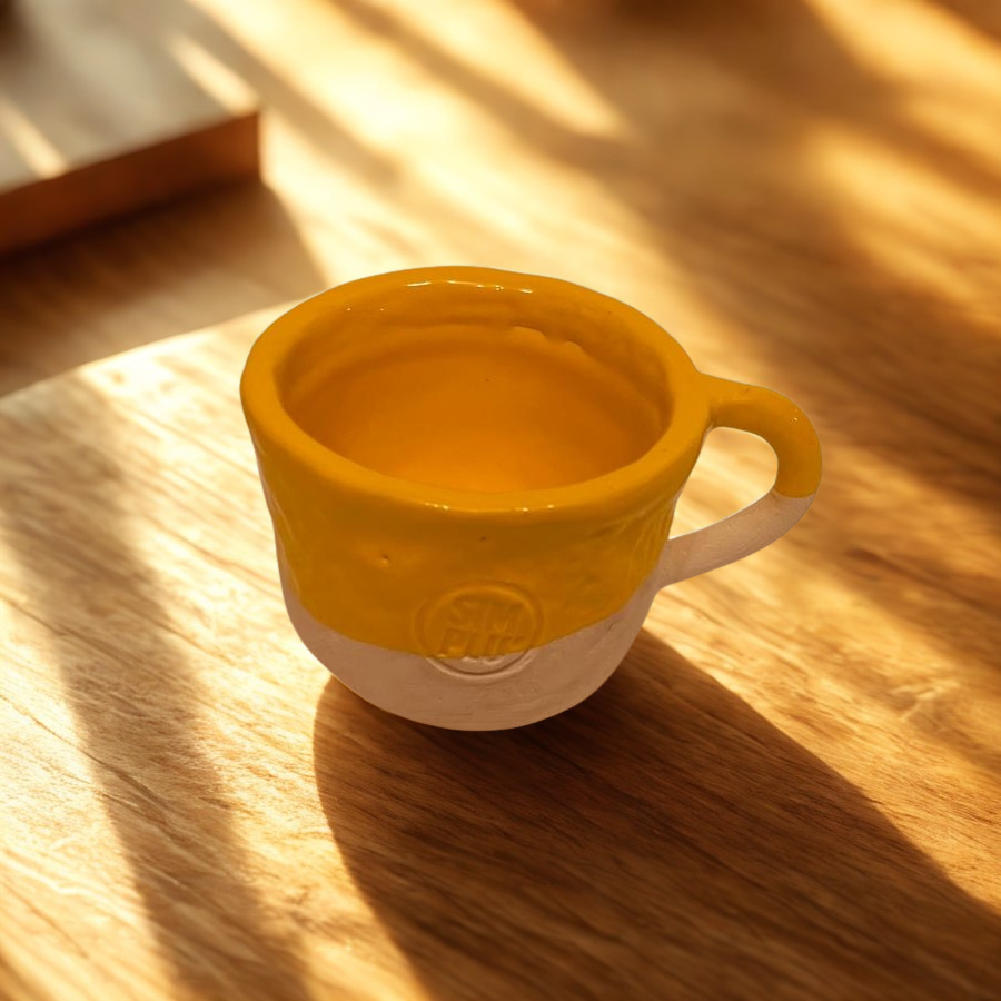 Cană ceramică glazurată „Morning Sun”