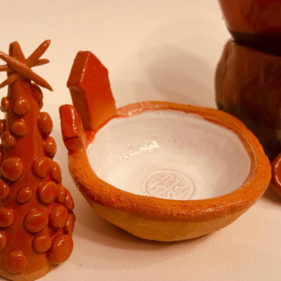 Set ceramic artizanal „Coffee Bean Spirit”