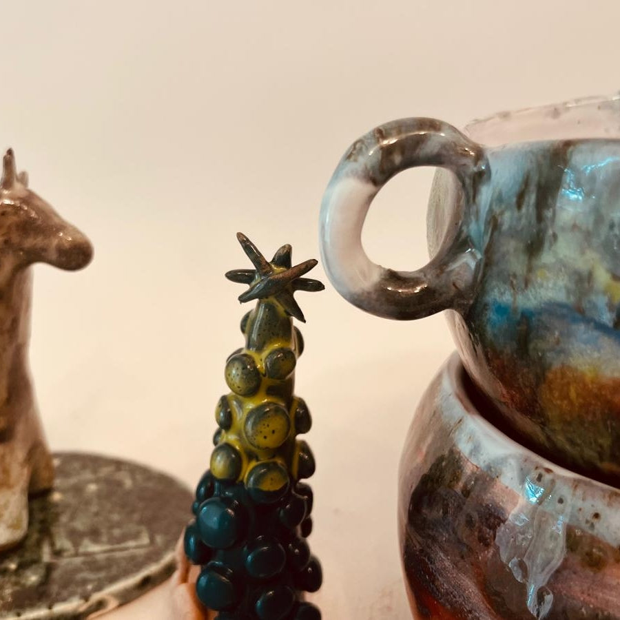 Set ceramică artizanală „Earth & Sky”