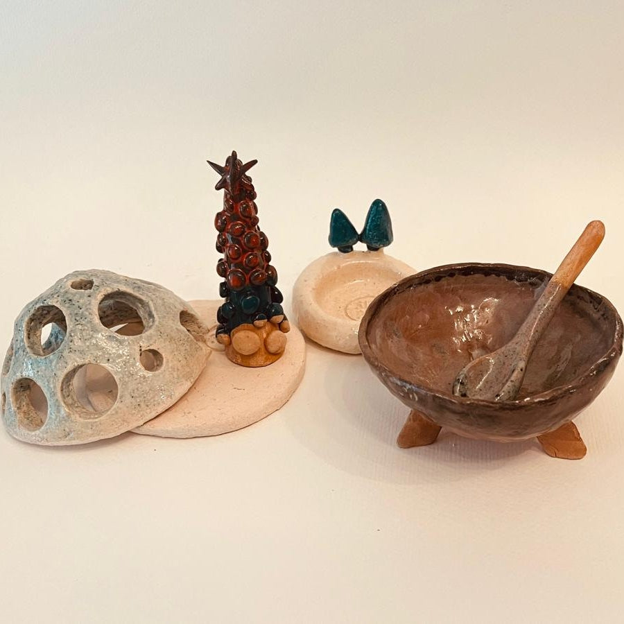 Set ceramică artizanală „Forest Spirit”