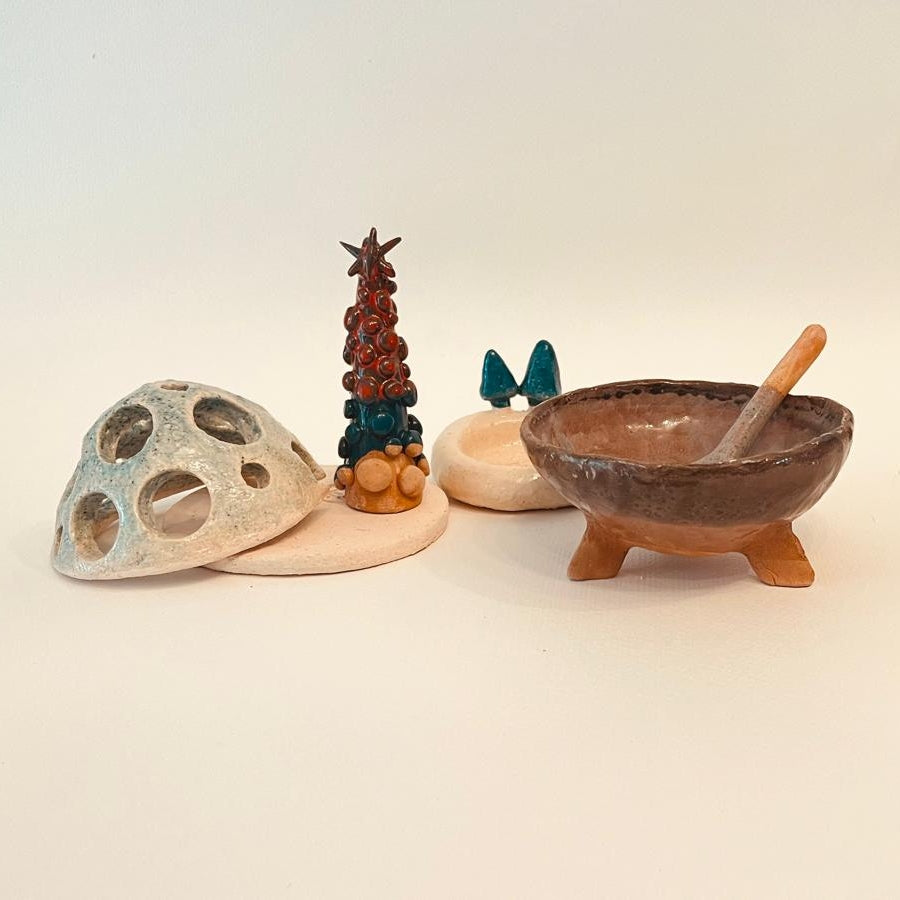 Set ceramică artizanală „Forest Spirit”