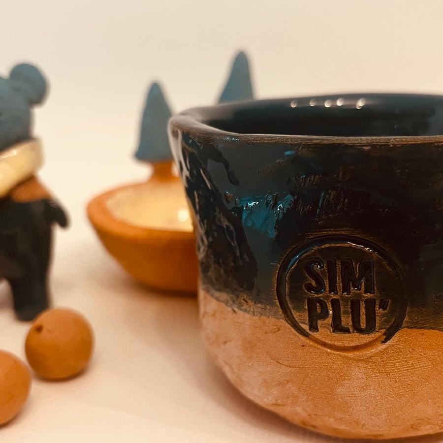 Set ceramică artizanală „Winter Story”