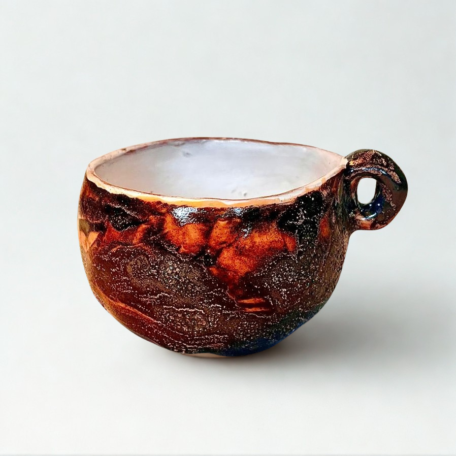 Cană ceramică glazurată – Jar Înghețat