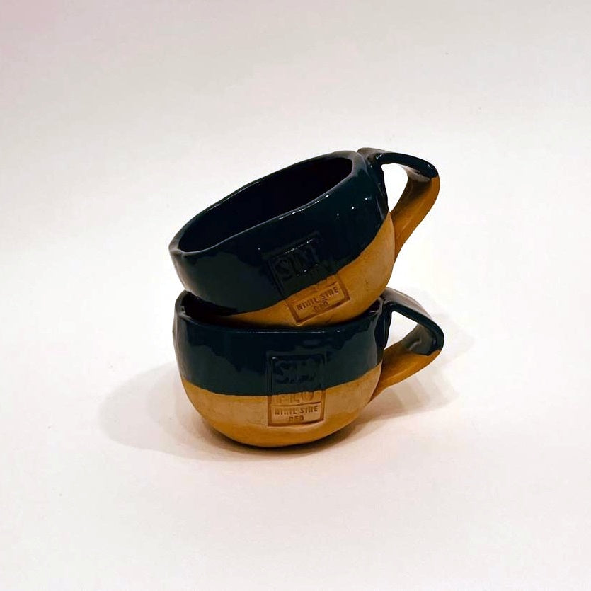 Cană ceramică glazurată „Contrast Rustic”