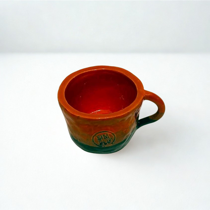 Cană ceramică glazurată „Autumn Flame”