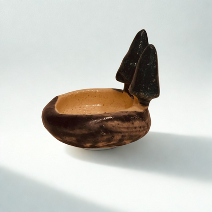 Suport lumânare ceramic „Pădurea liniștii”