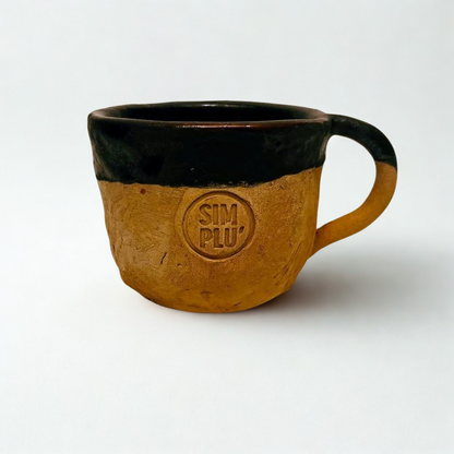 Cană ceramică glazurată „Red Ember”