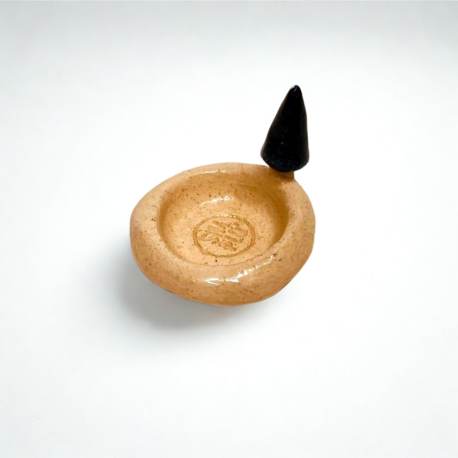 Suport lumânare ceramic „Brăduț de sărbătoare”