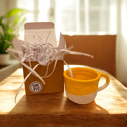 Cană ceramică glazurată „Morning Sun”