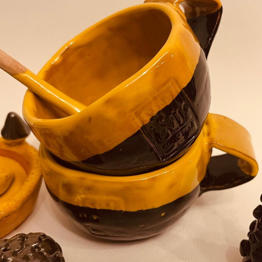 Set ceramic artizanal „Noapte cu miere”