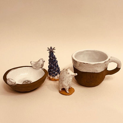 Set ceramic artizanal „Forest Tales”