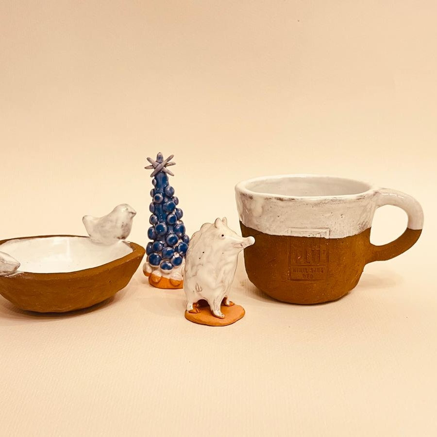 Set ceramic artizanal „Forest Tales”