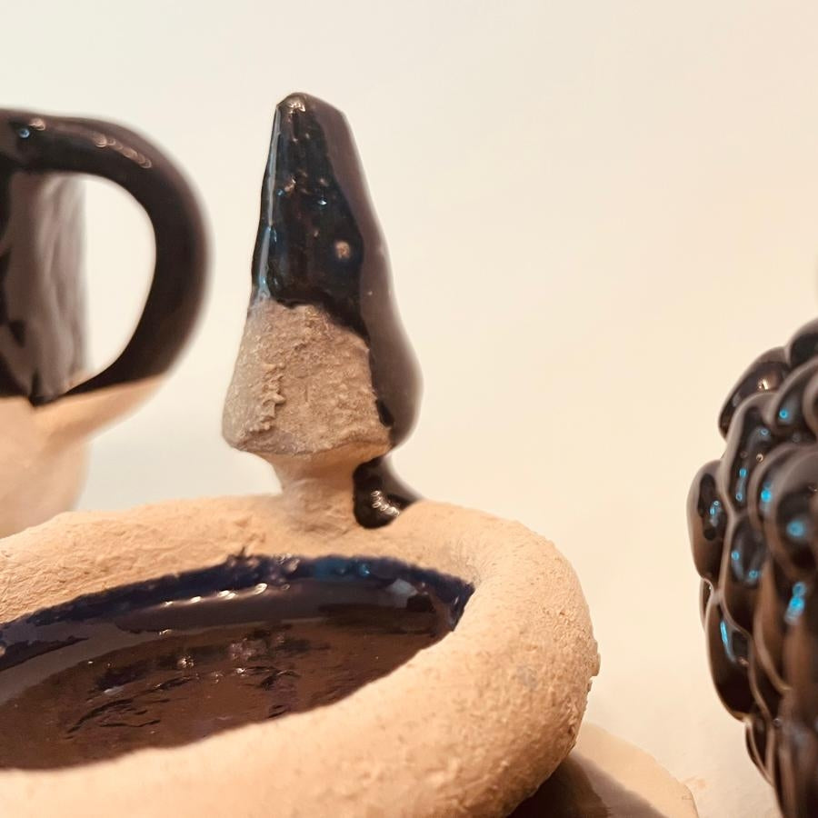 Set ceramică artizanală „Noapte Calmă”