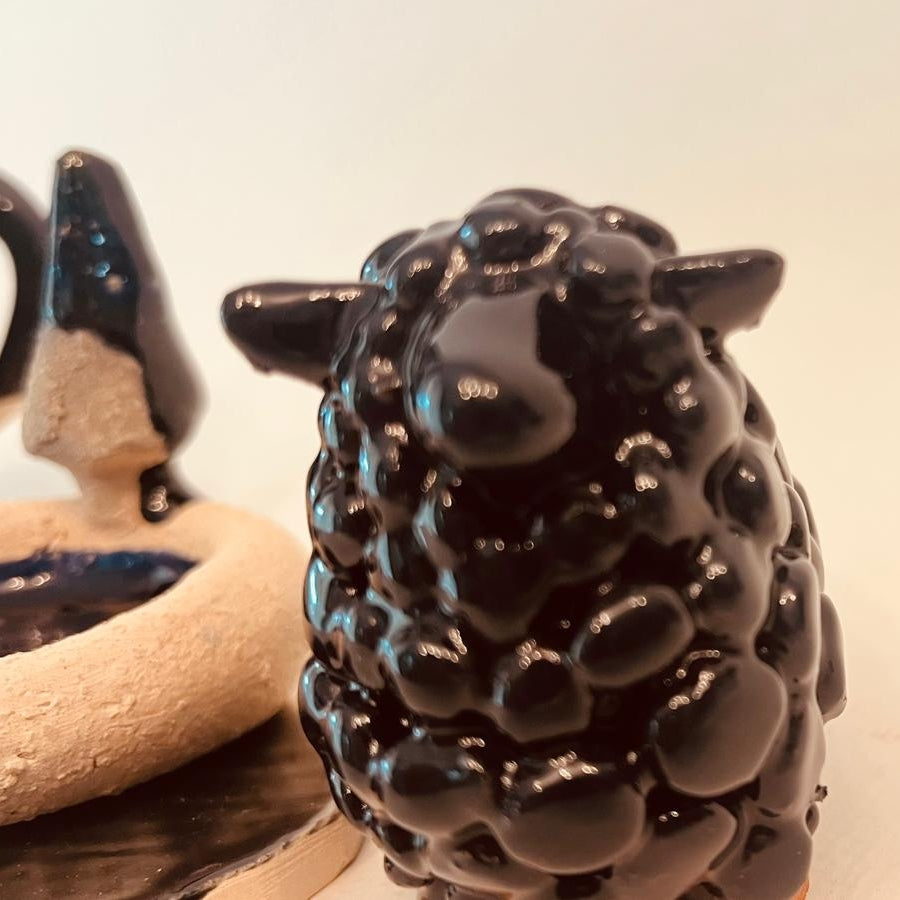 Set ceramică artizanală „Noapte Calmă”