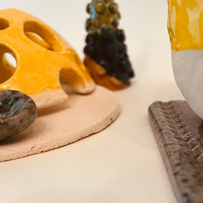 Set ceramică artizanală „Morning Glow”