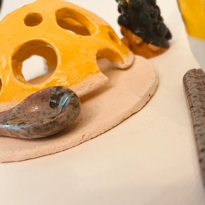 Set ceramică artizanală „Morning Glow”