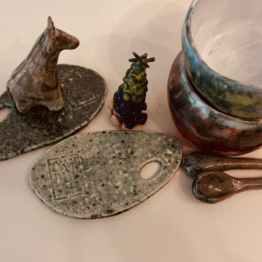 Set ceramică artizanală „Earth & Sky”