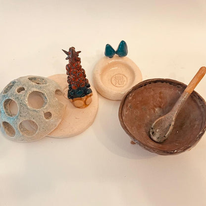 Set ceramică artizanală „Forest Spirit”