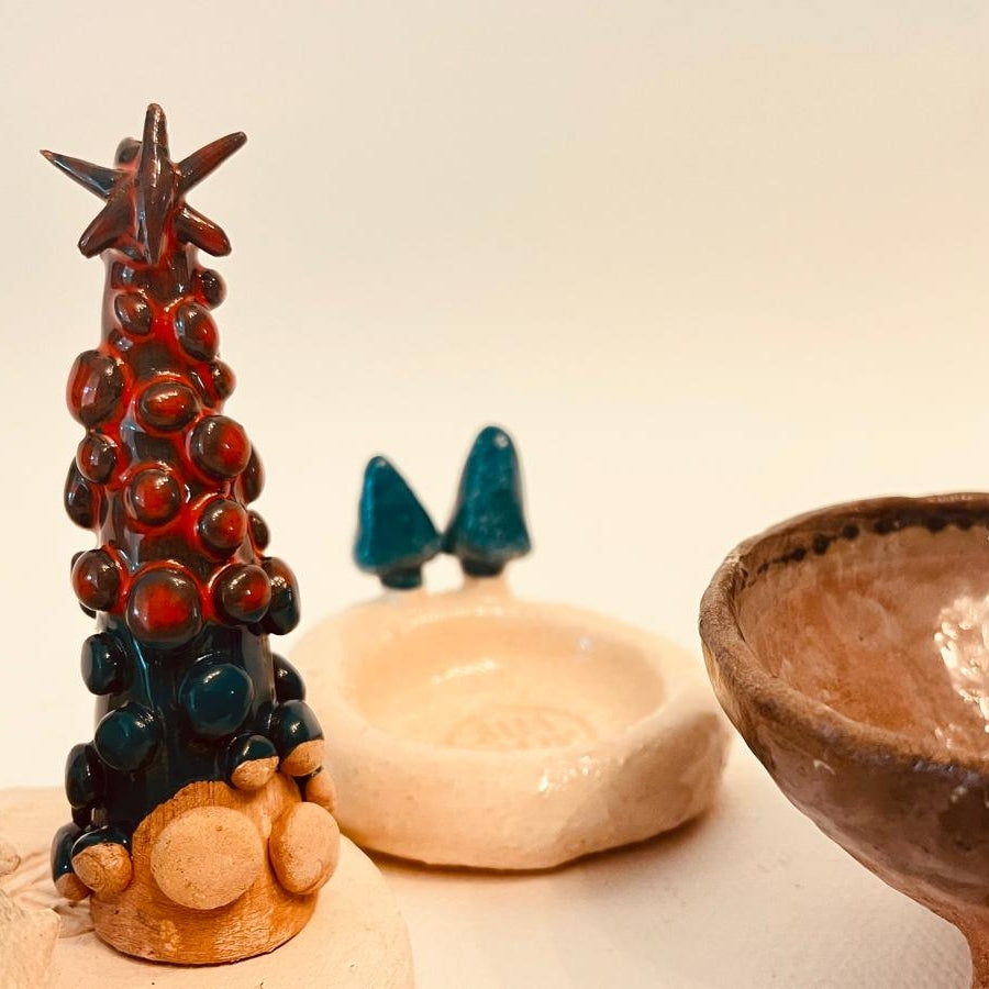 Set ceramică artizanală „Forest Spirit”