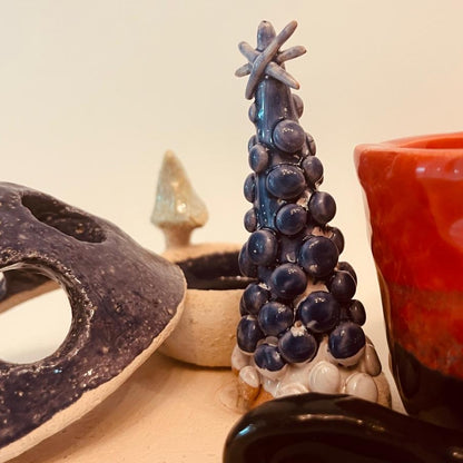 Set ceramică artizanală „Night glow”