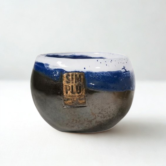 Bol ceramic „Orizont Albastru”